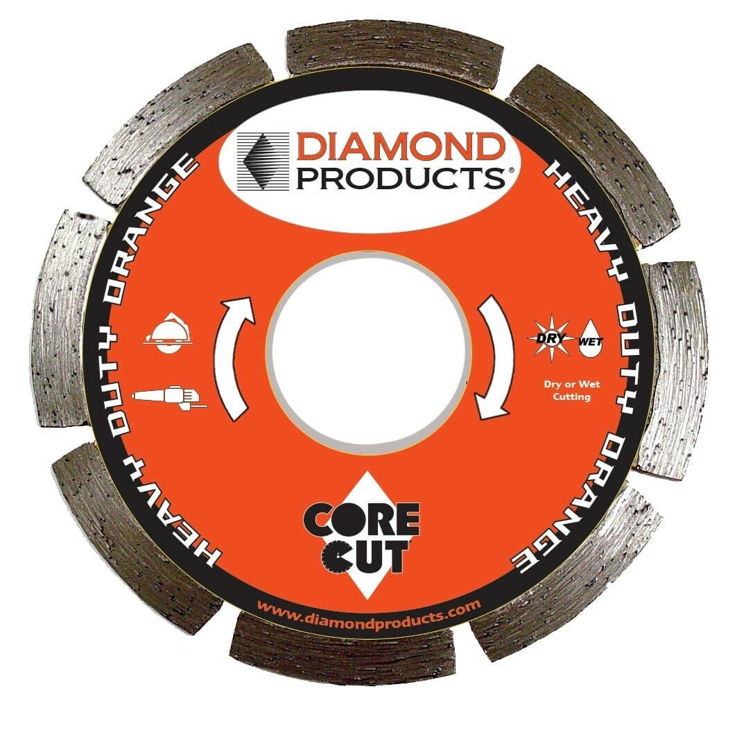 Heavy Duty Orange E5H 11244 Diamond Products 4" x .070 x 7/8"