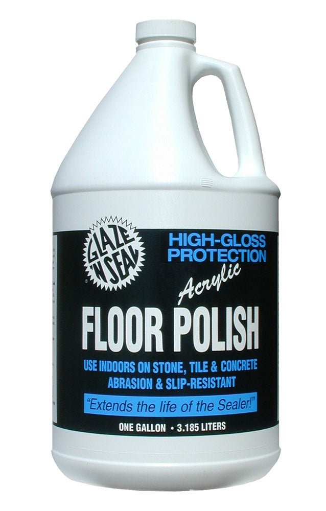 High Gloss Acrylic Floor Polish - Gallon (Case of 5) Glaze 'N Seal