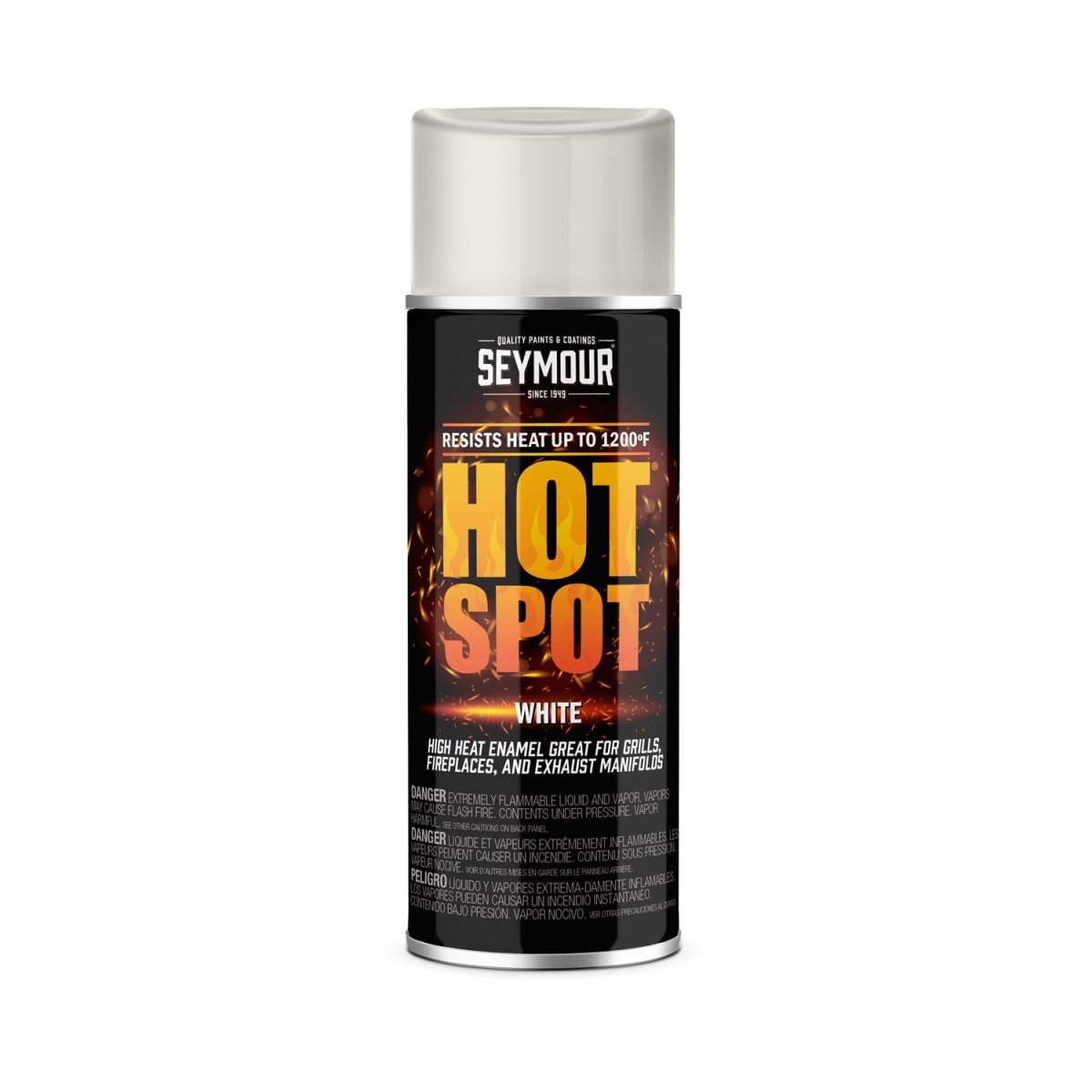 Hot Spot® Hi-Heat Resistant Paint - Case of 6 16-1202 Seymour White