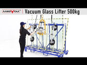 Vacuum lifter (AVGLP4) is specially designed for lifting glass sheet (500kg), Aardwolf