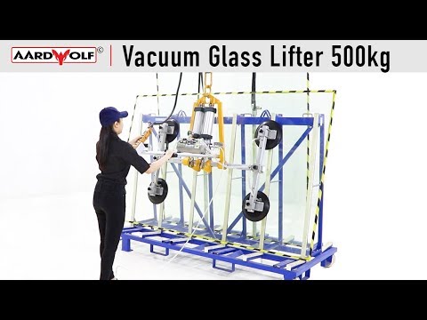 Vacuum lifter (AVGLP4) is specially designed for lifting glass sheet (500kg), Aardwolf