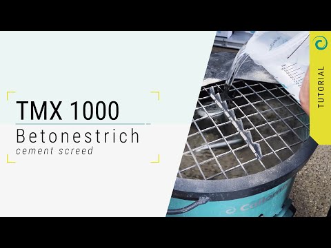 TMX1000 & 1500- Forced-Action Compact Pan Mixer | Video