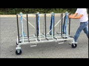Weha Shorty Granite Double Sided A Frame Transport Cart