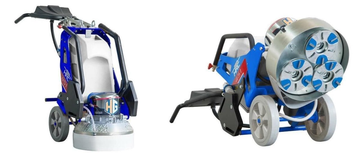 HRC 450 Concrete Grinder with Double Rotation Hypergrinder