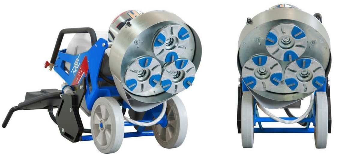 HRC 450 Concrete Grinder with Double Rotation Hypergrinder