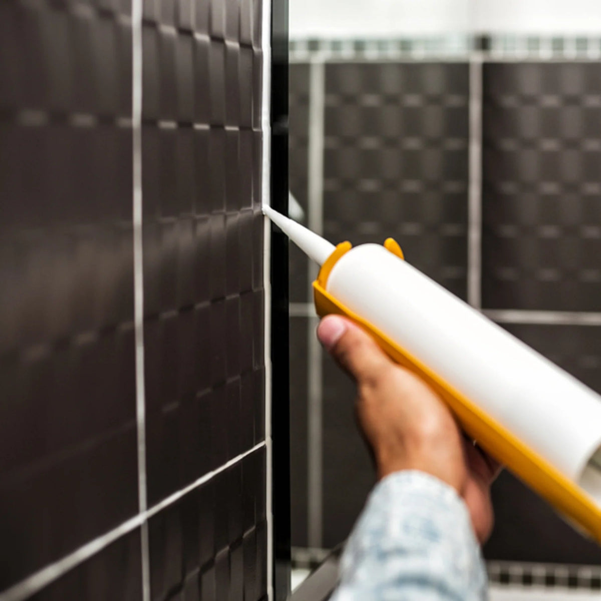 Hyper Kitchen & Bathroom Silicone 300Ml (10.1 FL. OZ) Transparent - 12 COUNT Kraken Bond