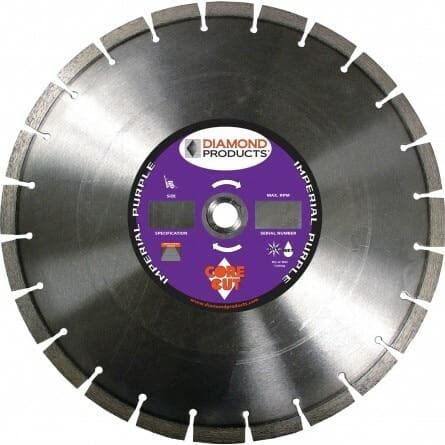 Imperial Purple Segmented Dry Walk Behind Blades - Diamond Products