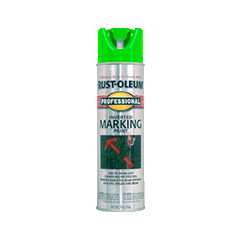 Inverted Marking Paint Spray (6 Case) 207464 Rust-Oleum Fluorescent Green