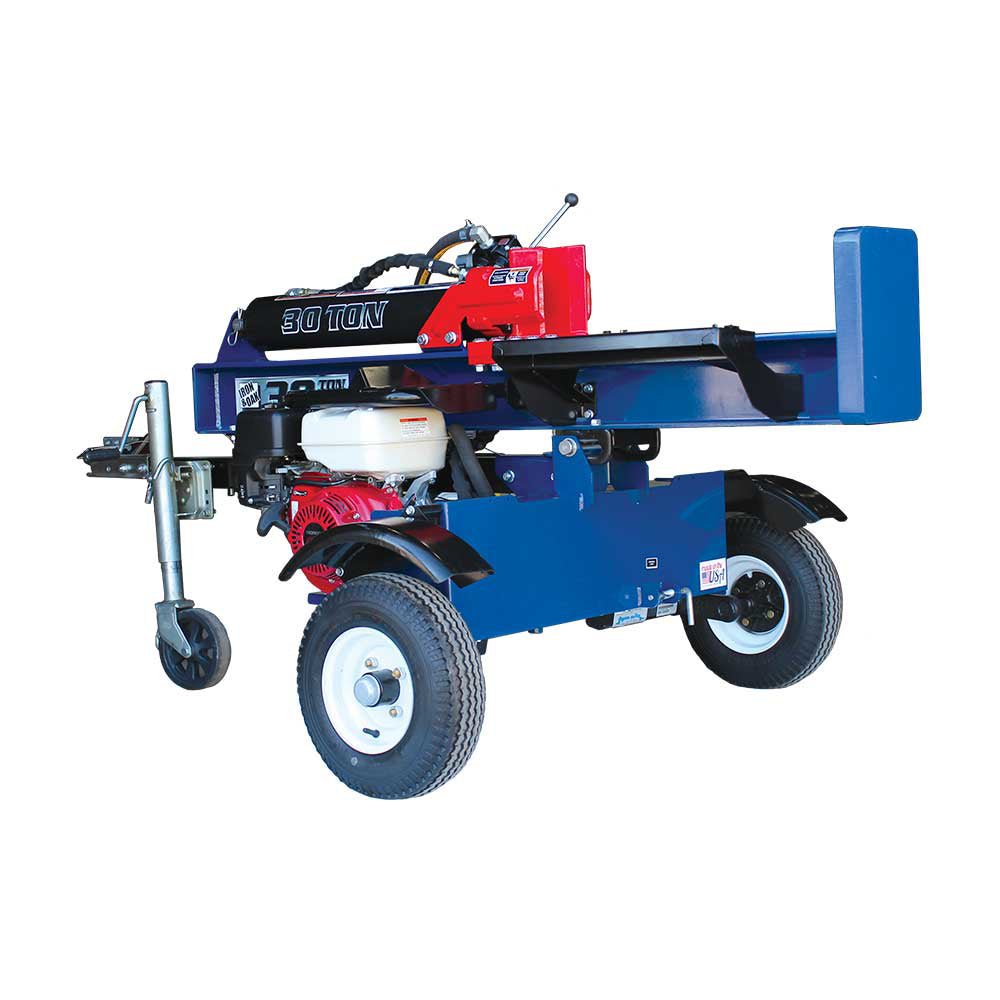 Iron and Oak Log Splitter | 30-Ton | Torsion Axel | Honda GX270 Iron and Oak