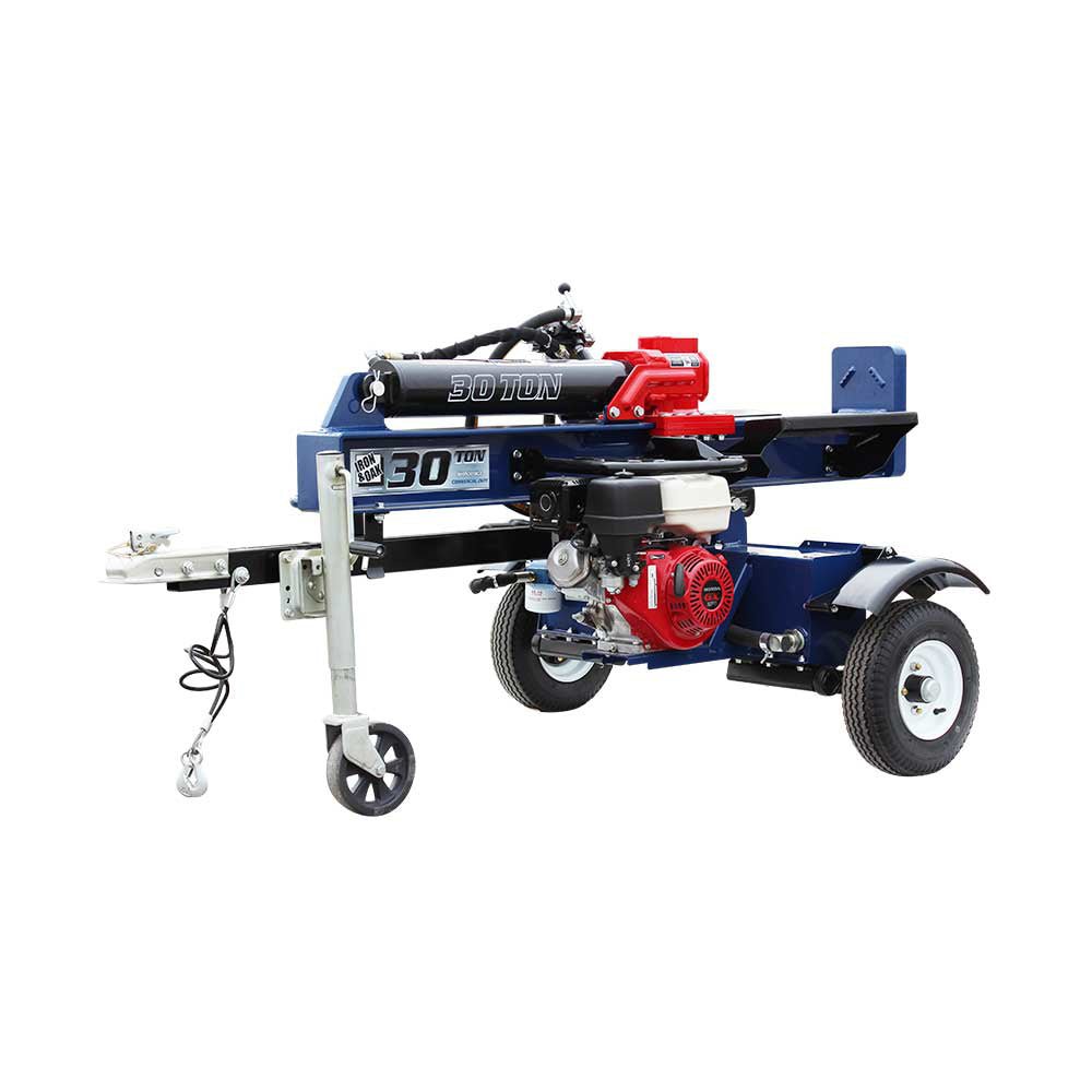 Iron and Oak Log Splitter | 30-Ton | Torsion Axel | Honda GX270 Iron and Oak