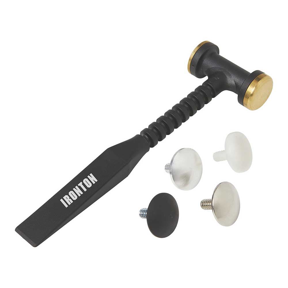 Ironton Multi-Function Mini Plastic Hammer Set | Replaceable Tips - Ironton