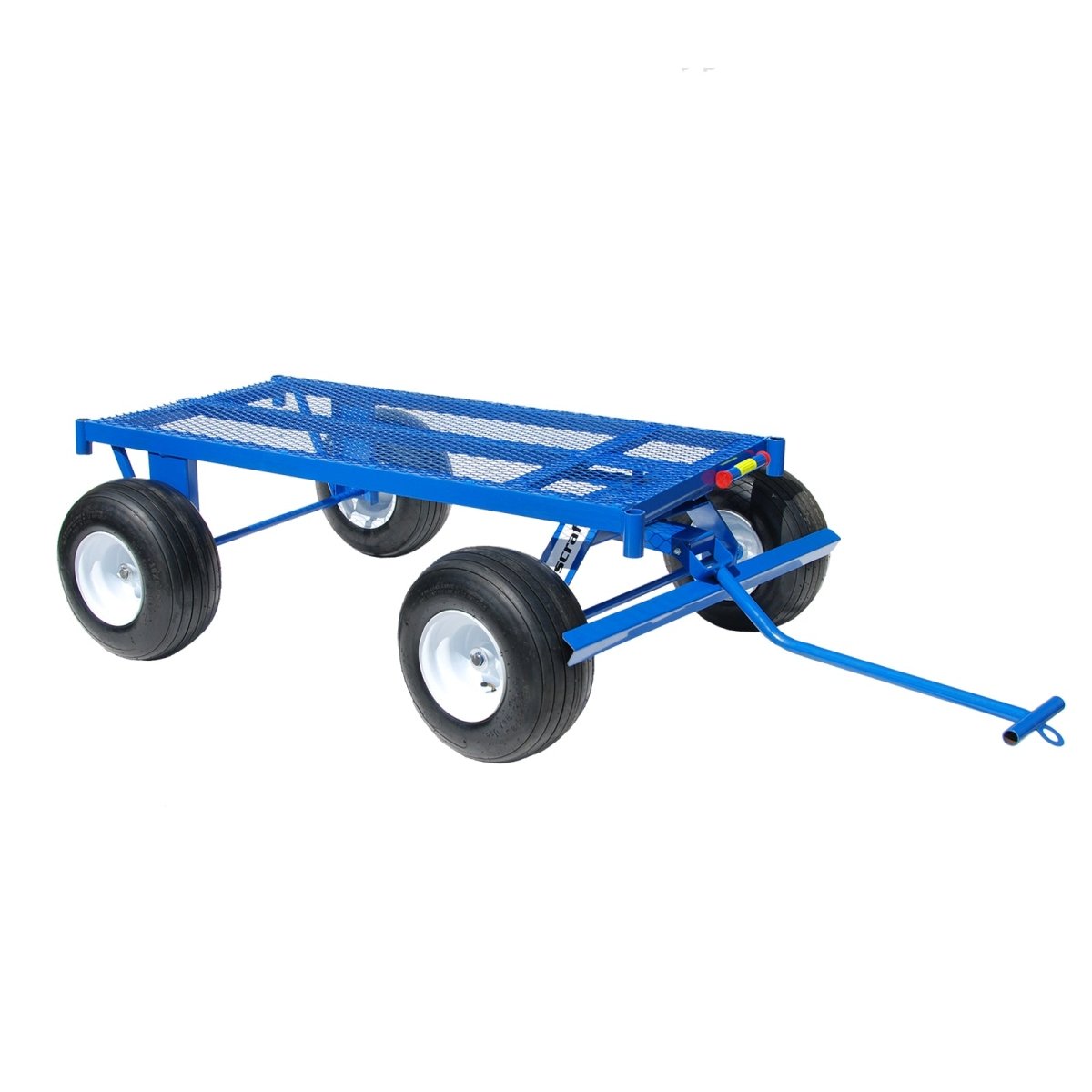 Jescraft Four Wheel Utility Trailer FWT-3048M-18 Jescraft Mesh Deck 30" x 48" 18" Pneumatic Tire