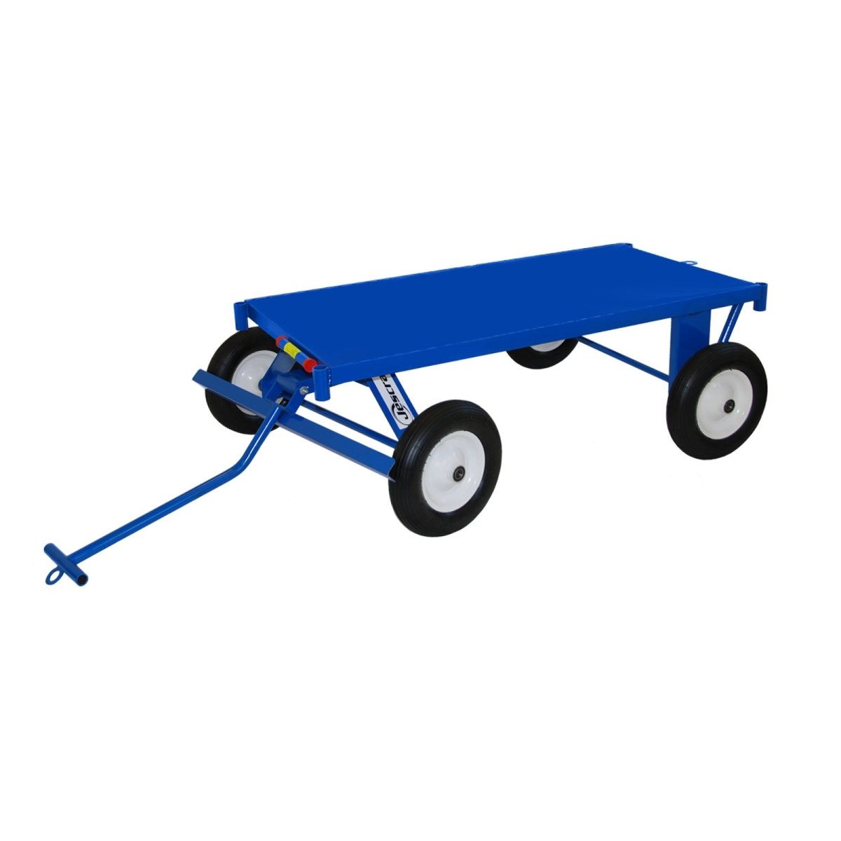 Jescraft Four Wheel Utility Trailer FWT-3048D-16 Jescraft Steel Deck 30" x 48" 16" Pneumatic Tire