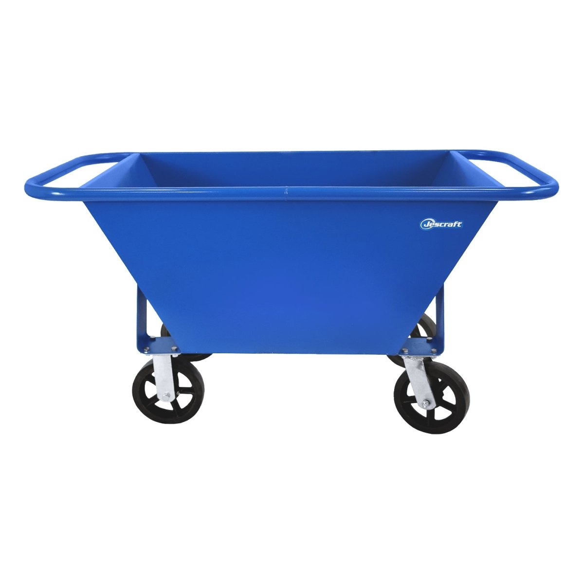 Jescraft Heavy Duty Rolling Mortar Tub RMT-70PL-2R2S Jescraft 8" High-Performance Elastomer Casters: 2 Rigid