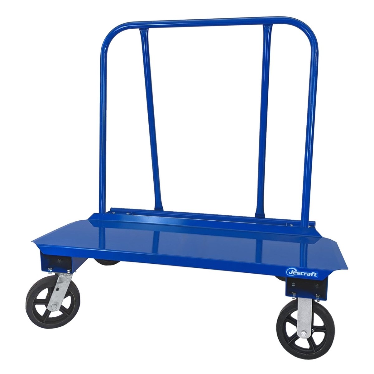 Jescraft Standard Drywall Cart WB-150MR-2R2S Jescraft 18" x 48" Mold on Rubber 2 Rigid/2 Swivel