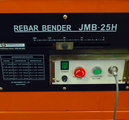 JMB-25H Table-Top #8 Rebar Bender BN Products