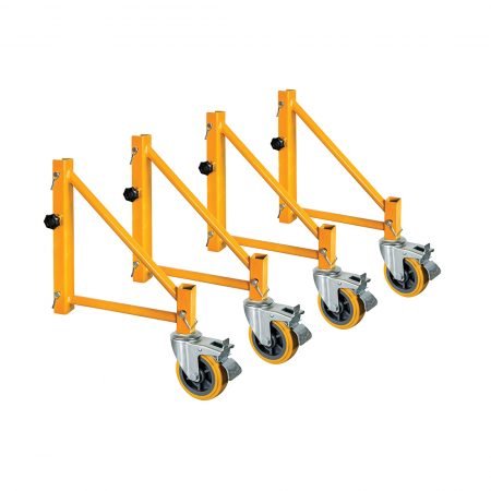 Jobsite Series™ Baker With HD Casters I-CISO4DW MetalTech Set Of 4 Outriggers With 6″ Casters For Scaffold