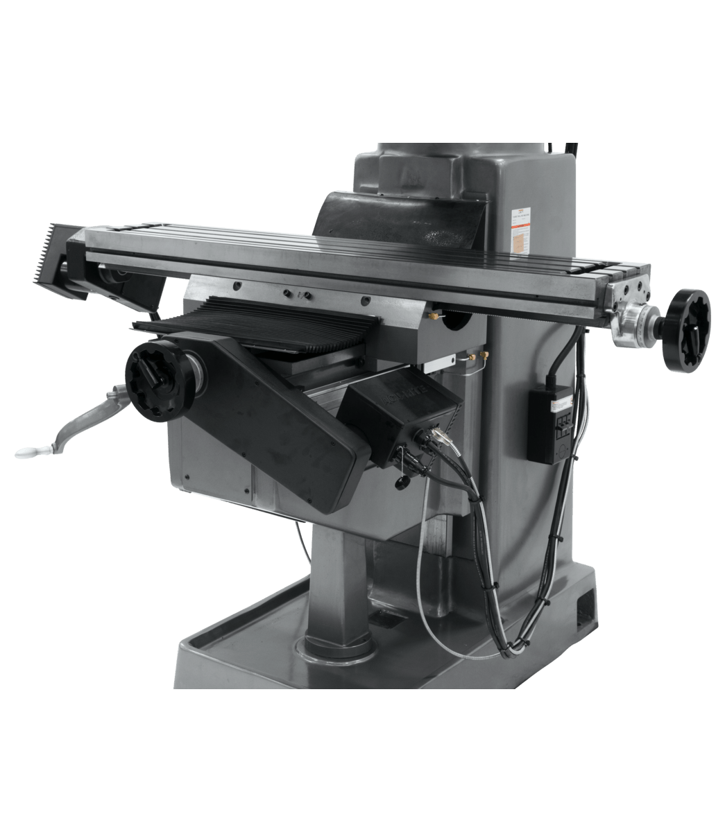 JTM-1050EVS2/230 Mill With 3-Axis Acu-Rite MilPwr G2 CNC Controller with Air Powered Drawbar Jet