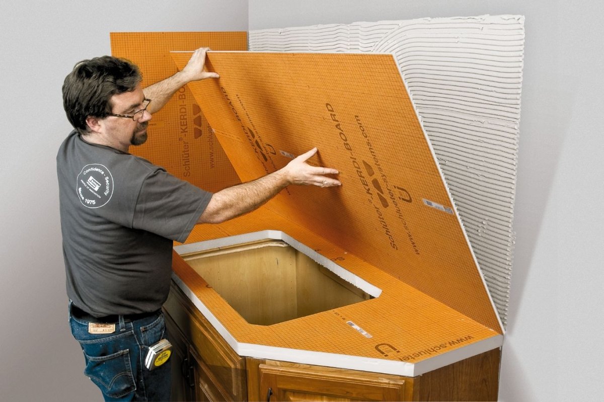 KERDI-BOARD Waterproof, Multifunctional Tile Substrate & Building Panel Schluter