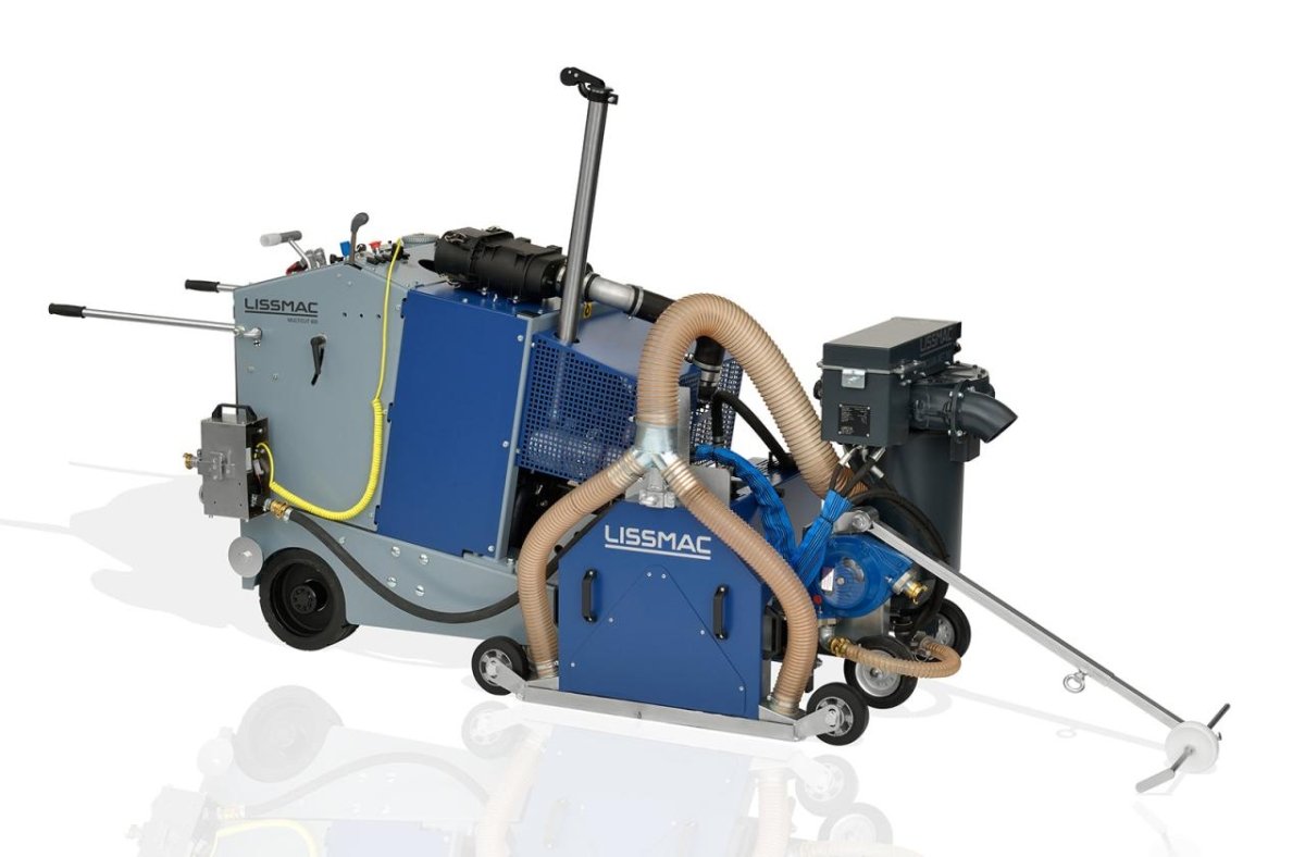 Lissmac Multicut 605 Concrete Walk Behind Saw Lissmac