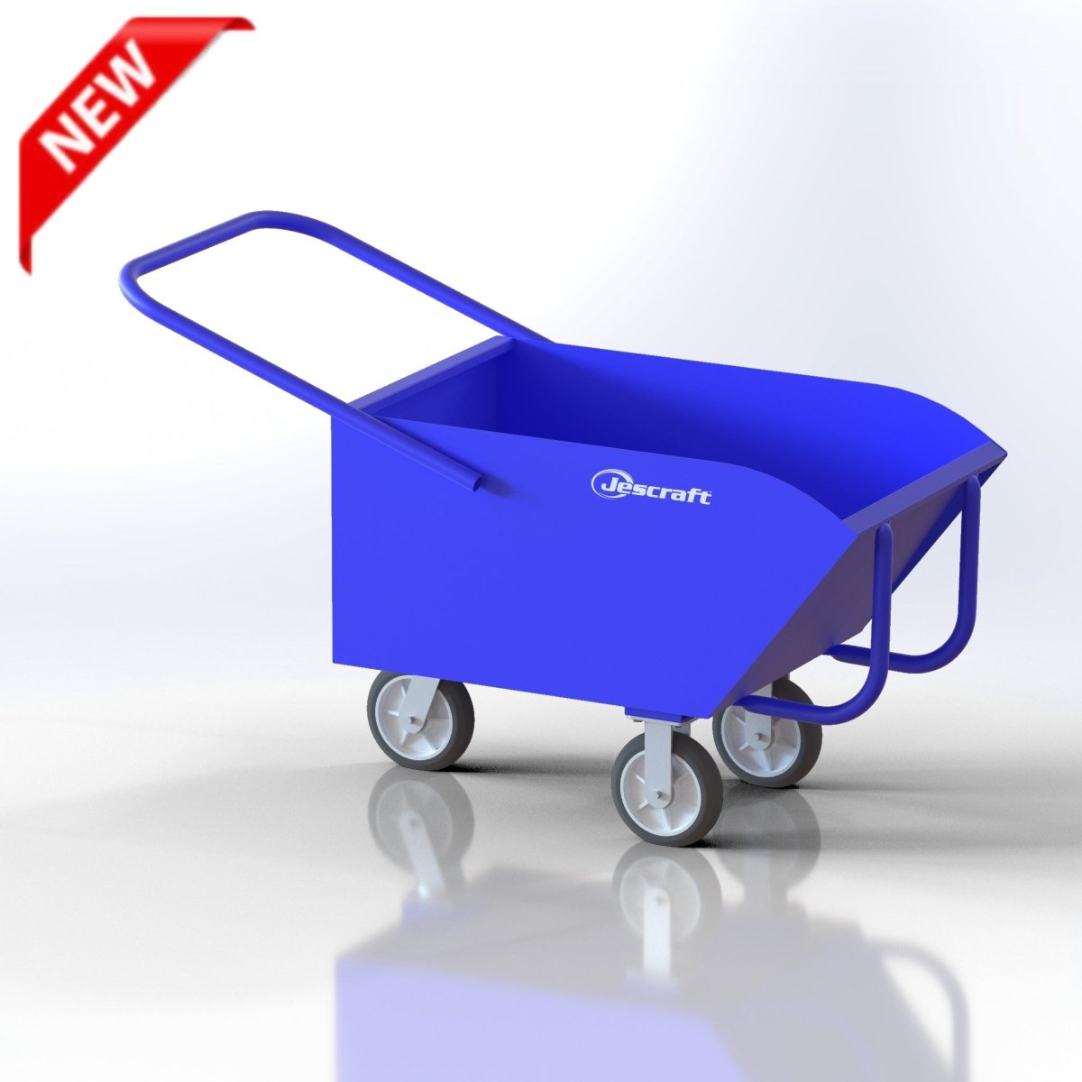 Low-Profile Chip Dump Cart With Rockers Jescraft
