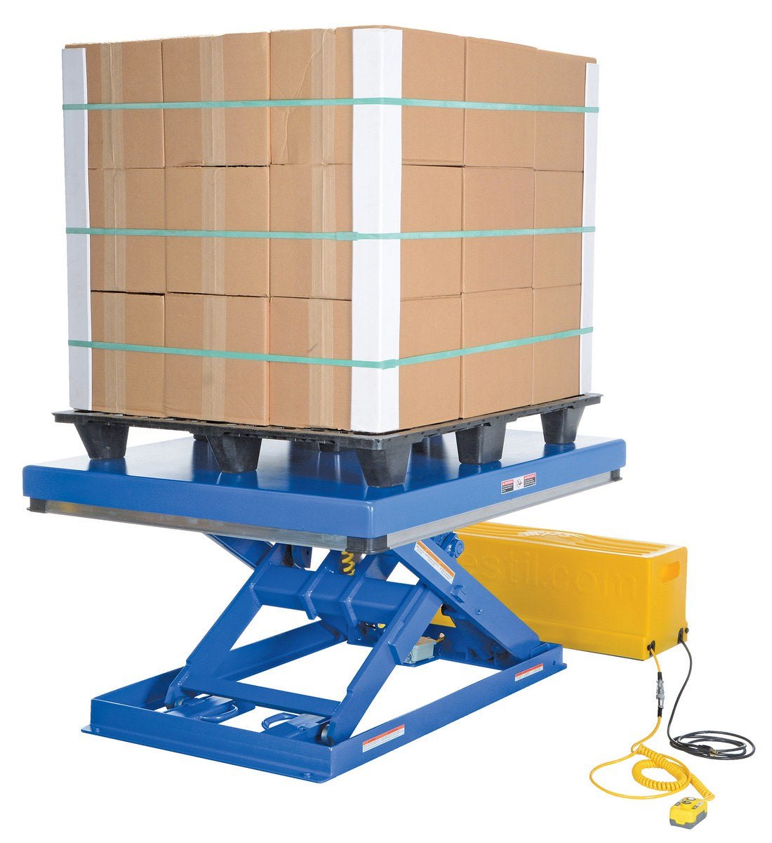 Low Profile Electric/Hydraulic Scissor Lift Tables Vestil