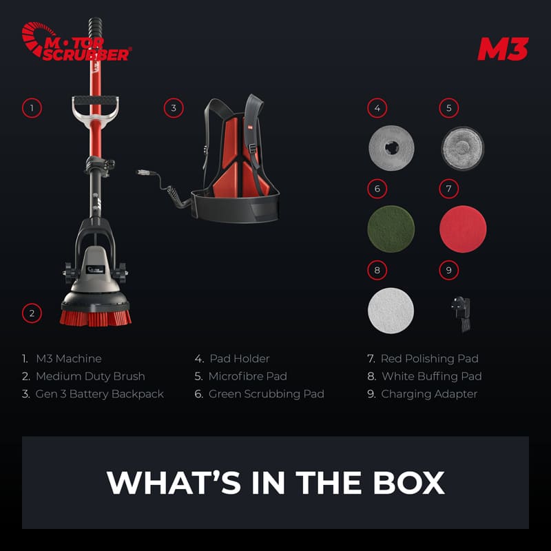 M3 Motor Scrubber Motor Scrubber