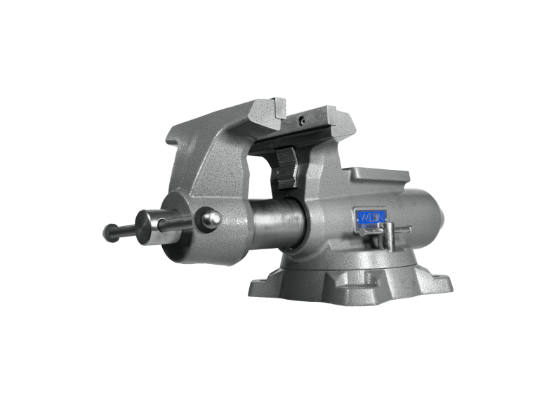 Mechanics Pro Vise 8" Jaw Width, 8-1/2" Jaw Opening, 360° Swivel Base Wilton