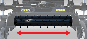 Mini Soil Conditioner For Compact Utility Loaders Digga