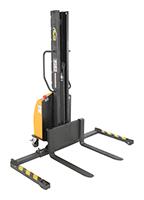 Narrow Mast Stackers with Powered Lift SLNM-63-FF Vestil Adjustable - 27"x30" (63")