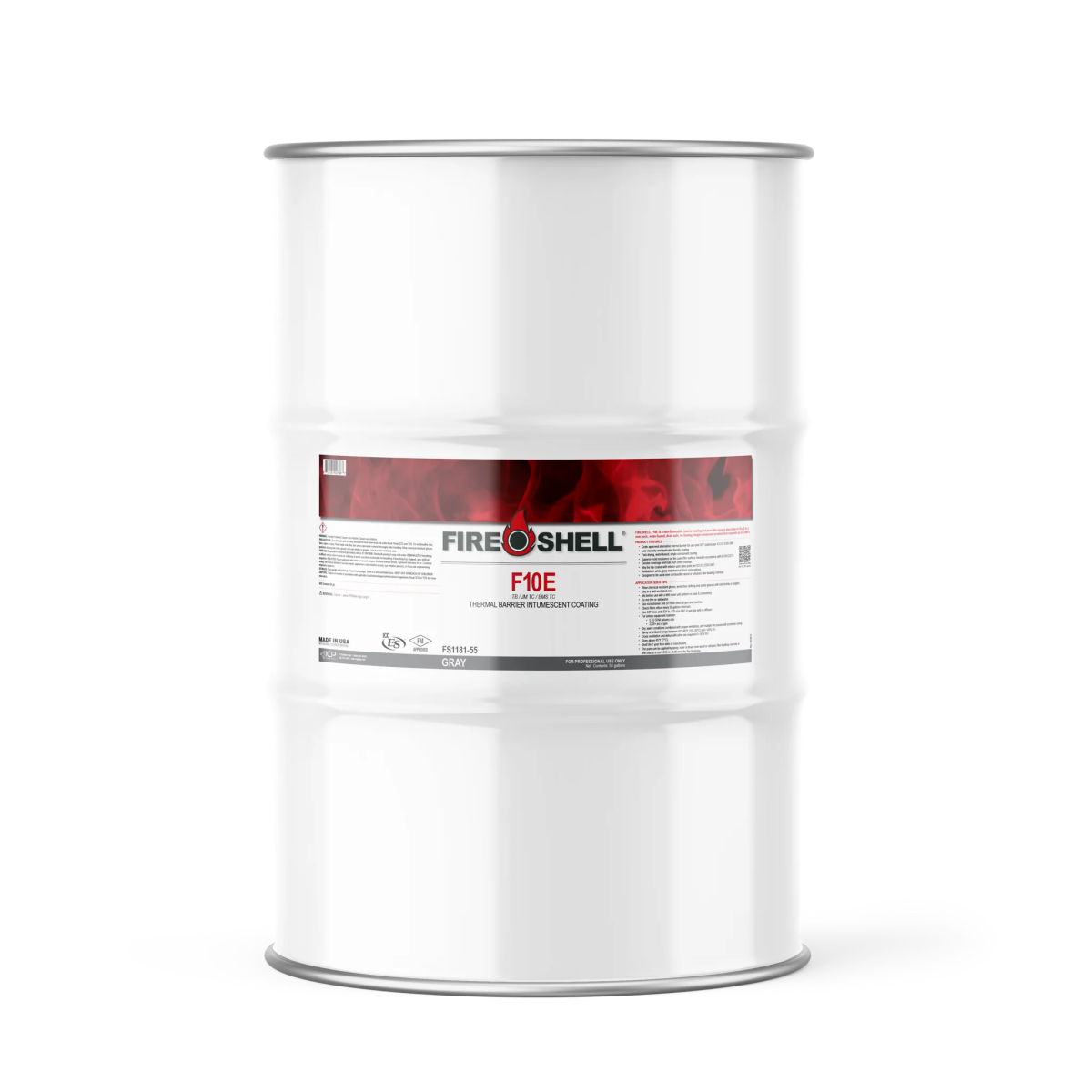 NFPA 286 Thermal Barrier Intumescent Coating Fire Shell