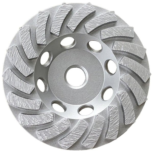 Ox Ultimate Spiral Cup Wheel 18 Segments - 5/8"-11 Threaded Arbor - Ox Tools