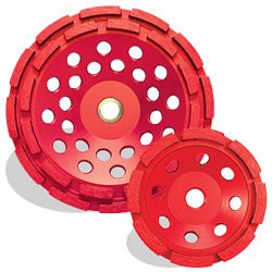 P2 Pro-V™ Single/Double Row Cup Wheels - Pearl Abrasive