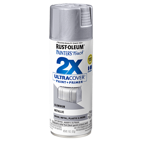 Painter's Touch 2X Ultra Cover Satin Spray Paint - 12oz (6 Count) 334058 Rust-Oleum Aluminum