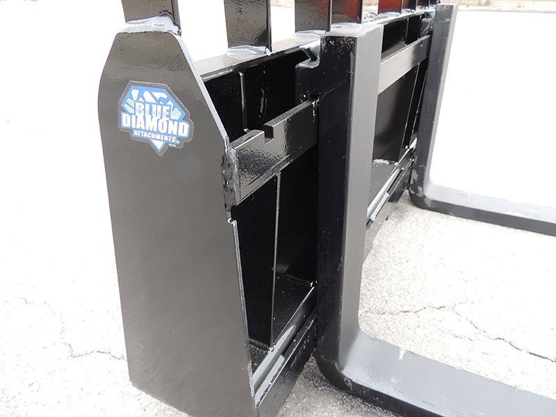 Pallet Forks – 5,000 Lbs. Capacity Walk-Through Blue Diamond Attachments