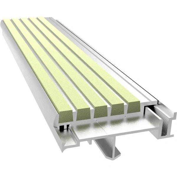 Photoluminescent Two-Part Ribbed Bar Abrasive Nosing Babcock-Davis