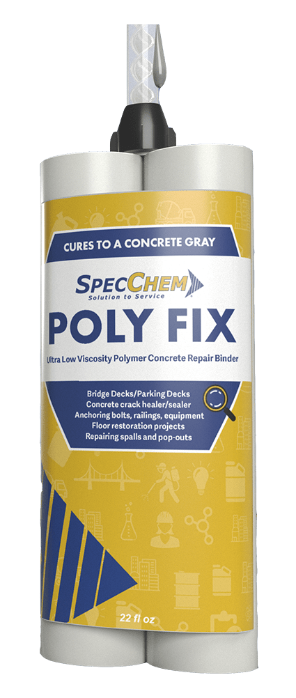 Poly Fix Ultra-Low Viscosity Polymer Concrete Repair Binder - SpecChem