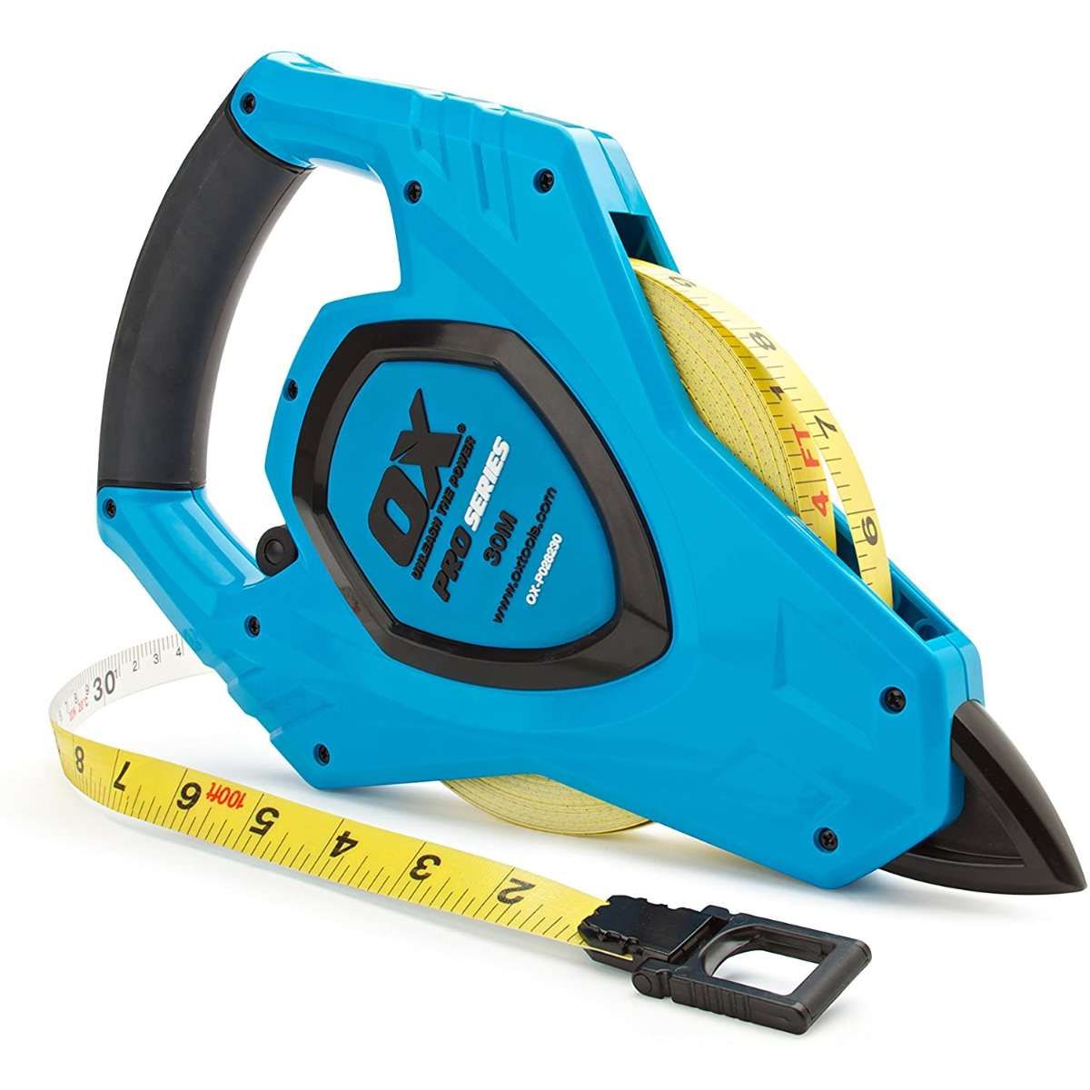 Pro Fiberglass Tape Open Reel 100' / 30M 100 Foot Tape Measure