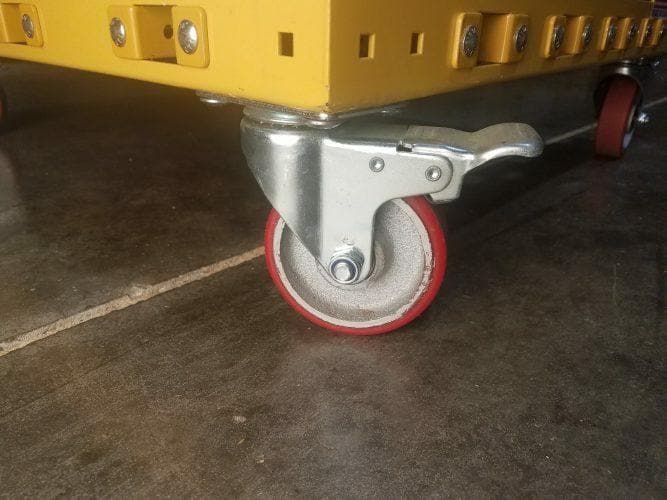 Raised Safety Dolly Saw Trax