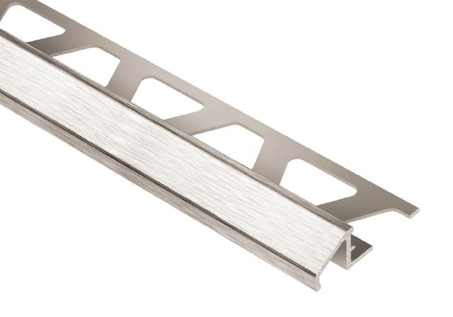 RENO-U Aluminum Edge-Protection Profile – 8' 2-1/2" AU80ATGB Schluter Brushed Nickel Anodized 8 mm (5/16")