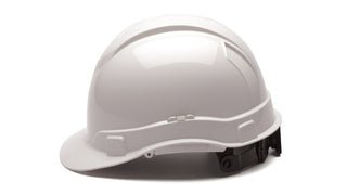 Ridgeline Cap Style White Hard Hat Pyramex