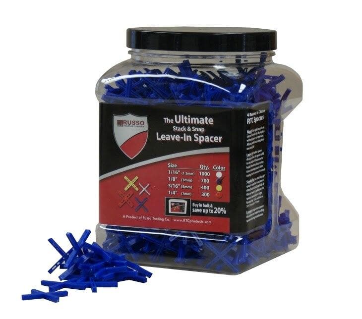 RTC Ultimate X Style Tile Spacer SPC18JAR RTC Products 1/8" Jar