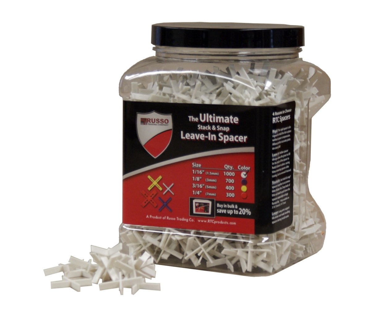 RTC Ultimate X Style Tile Spacer SPC116JAR RTC Products 1/16" Jar