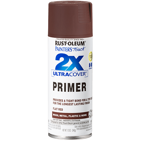 Rust-Oleum 2X Ultra Cover Primer Spray - 12oz (6 Count) 334018 Rust-Oleum Red