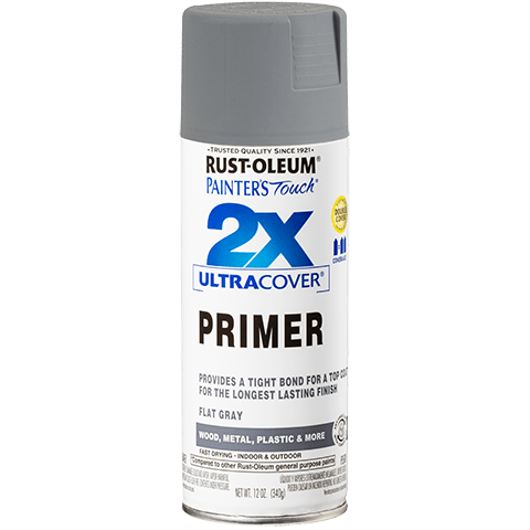 Rust-Oleum 2X Ultra Cover Primer Spray - 12oz (6 Count) 334017 Rust-Oleum Gray