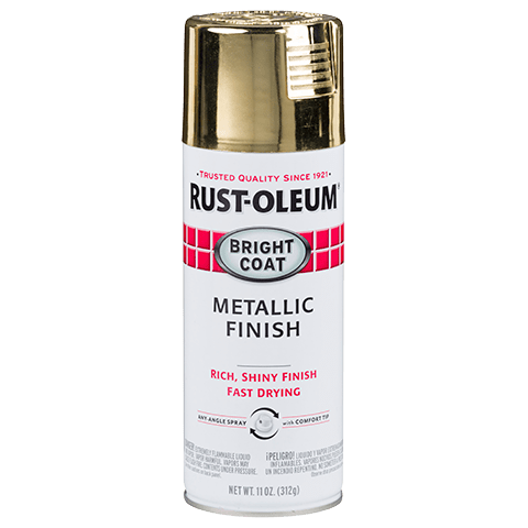 Rust-Oleum Bright Coat Spray Paint - 6 Count 7710830 Rust-Oleum Gold