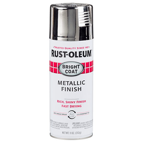 Rust-Oleum Bright Coat Spray Paint - 6 Count 7718830 Rust-Oleum Chrome