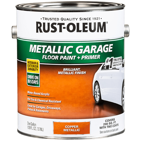 Rust-Oleum Concrete and Garage Metallic Floor Paint - Gallon (2 Count) Rust-Oleum
