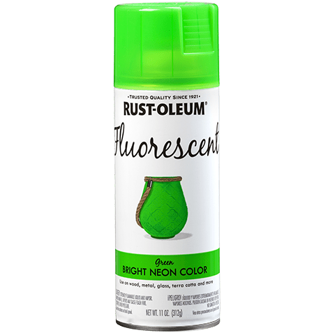 Rust-Oleum Fluorescent Spray - 11oz (6 Count) 342417 Rust-Oleum Fluorescent Green