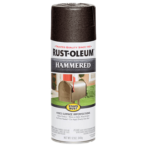 Rust-Oleum Hammered Spray Paint - 12oz (6 Count) 7218830 Rust-Oleum Dark Bronze